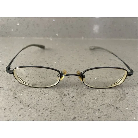 Nike with Flexon 4603 001 Eyeglass Frames ONLY 45-20-135 Black metal full rim