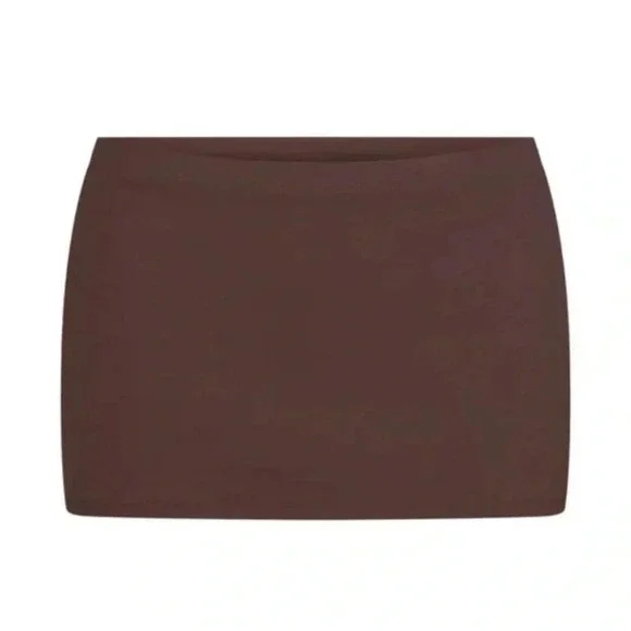 Skims Swim Micro Mini Skirt - Cocoa Brown Size 3X New with Tags