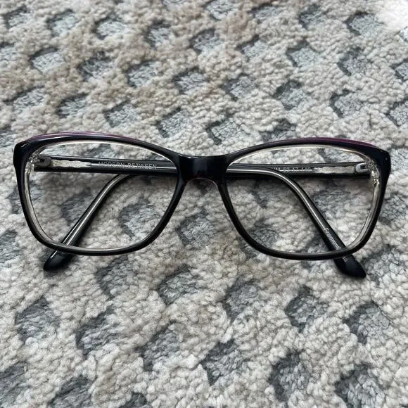 MODERN BETWEEN BLACK Plum 53-17-140 EYEGLASSES Frames Only