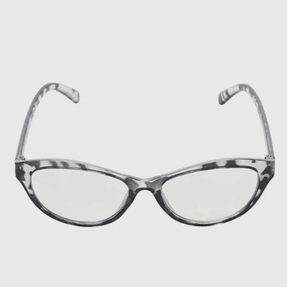 Nine West Gray & Black Tortoiseshell Quinn Blue Light Reading Glasses (+1.50)