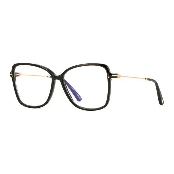 NEW TOM FORD EYEGLASSES BLACK WOMEN BUTTERFLY EYEWEAR