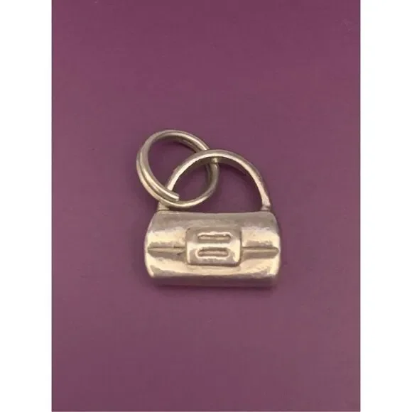 Purse Sterling Silver Jewelry Charm #handbag #fashion