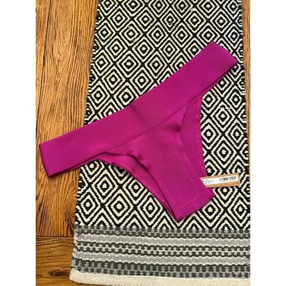 Skims Lollipop Ribbed Knit Elastic Waist Swim Cheeky Pull Bikini Bottom XL NWT