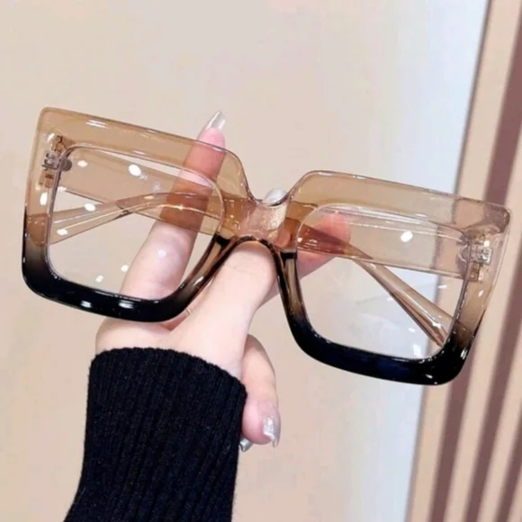 NEW Black and Brown Oversized Fashion Glasses
