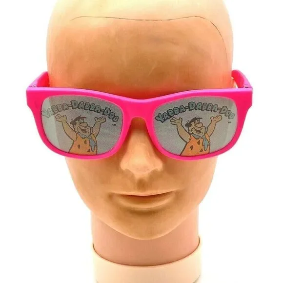 VTG Sunglasses Flintstones Yabba Dabba Doo 1991 Universal Studios Hanna Barbera