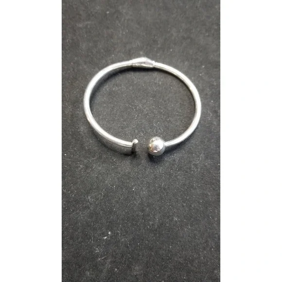 925 Sterling Talbots‎ Hinged Cuff Bracelet 7 inch