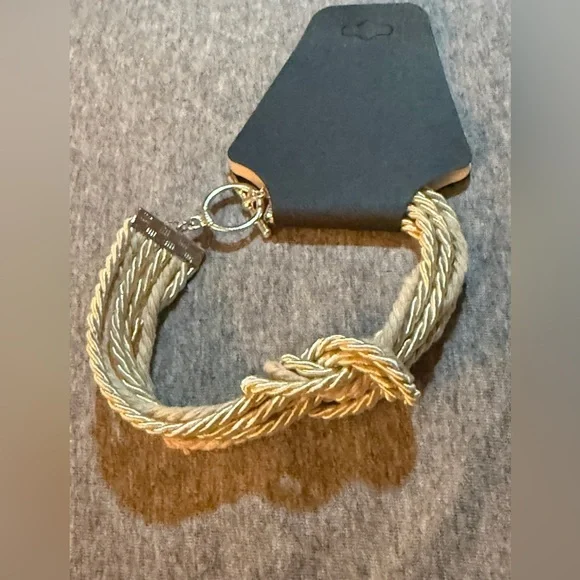 Cotton Rope Twisted Bracelet NWT