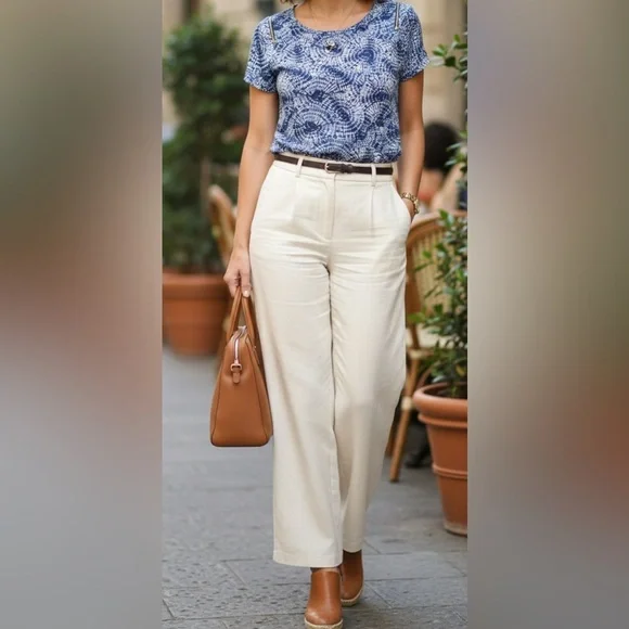 Blouse of Michael Kors.. Blue pattern