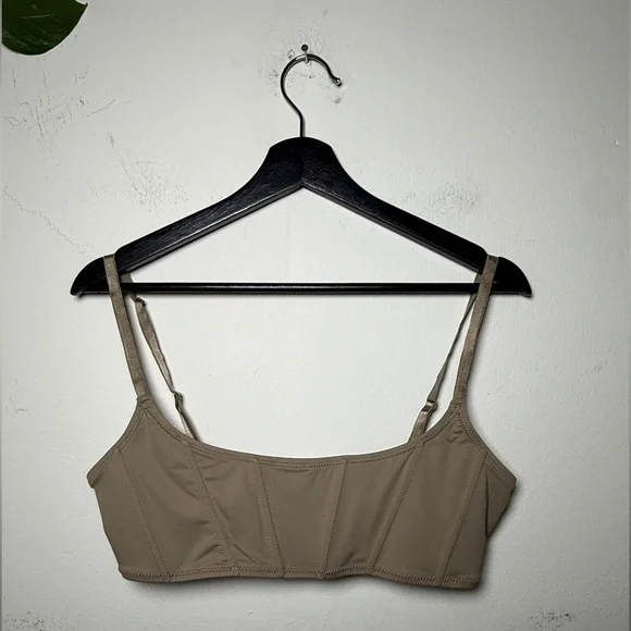 Skims Beige / Tan Bikini Top - XL