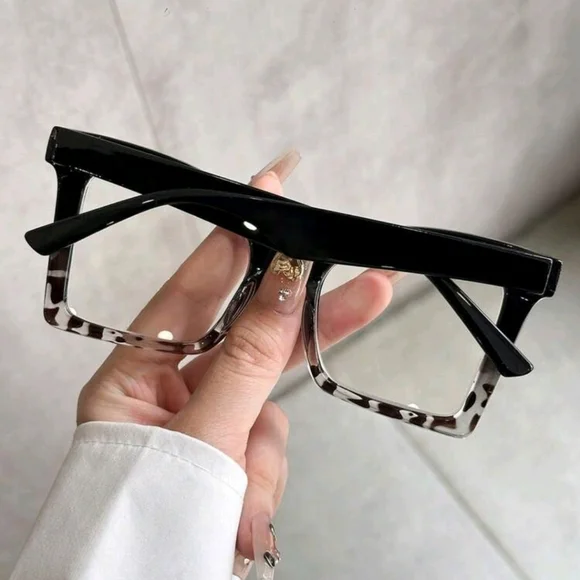 NEW Black Oversize Fashion Transitional Reading (1.00) Glasses
