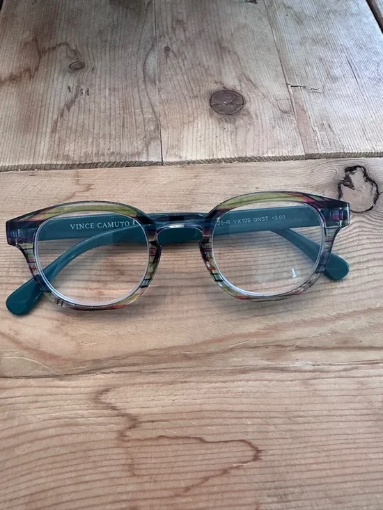 Vince Camuto 25-R VX109 reading glasses Green multicolored frame +3.00 lenses