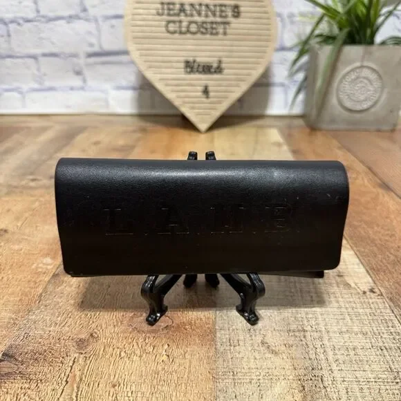 L.A.M.B eye glass sunglasses case black