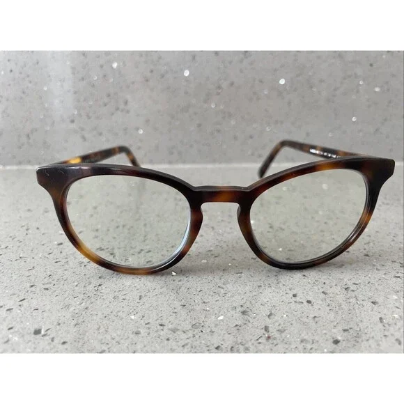 Warby Parker Sadie M 225 Round Eyeglasses Frames Only 49-20-140 Tortoise