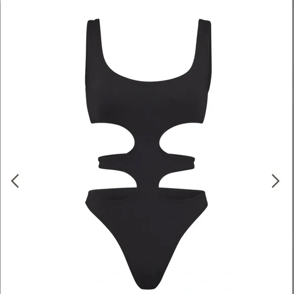 Skims Black Monokini