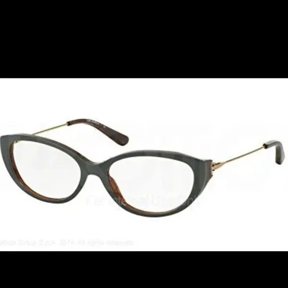Tory Burch Eyeglasses TY2048 1356 Olive Horn Designer Luxury Celebrity #63