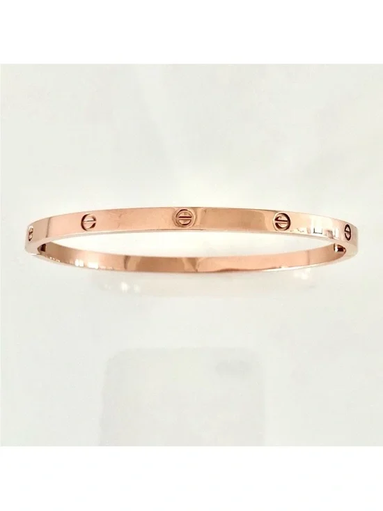 Generic Small Model Screw Bangle Bracelet with Screwdriver in Rose Gold