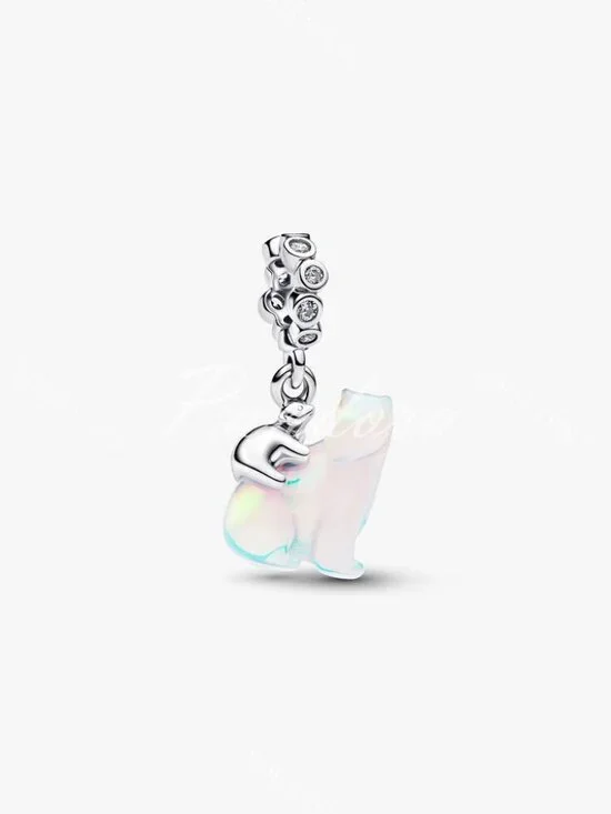 Pandora Polar Bear Mother & Cub Dangle Charm