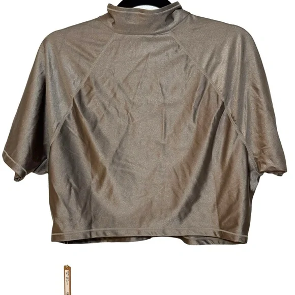 NWT SKIMS Women's Shine Swim T-Shirt in Smoke |‎ Sz 4X Plus Size
