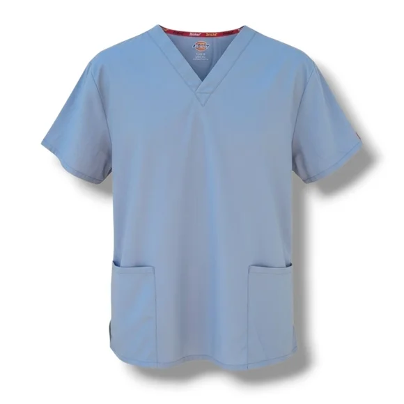 Dickies Women’s Gray Medical Scrub Top – Size Large, gently used