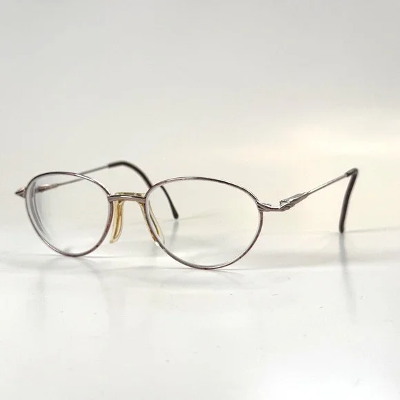 Gloria Vanderbilt‎ M24 Eyeglasses Frame Only Womens 51-17-140 Silver Metal Korea