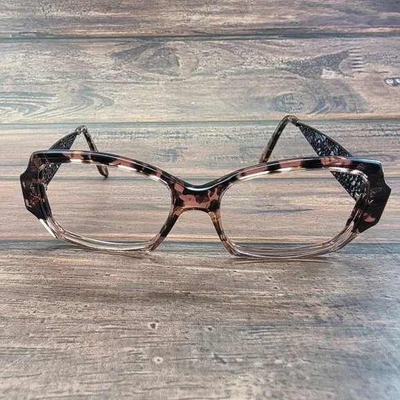 Jean Lafont Paris Lisbonne 743 Brown Tortoise Filigree Eyeglass Frames France