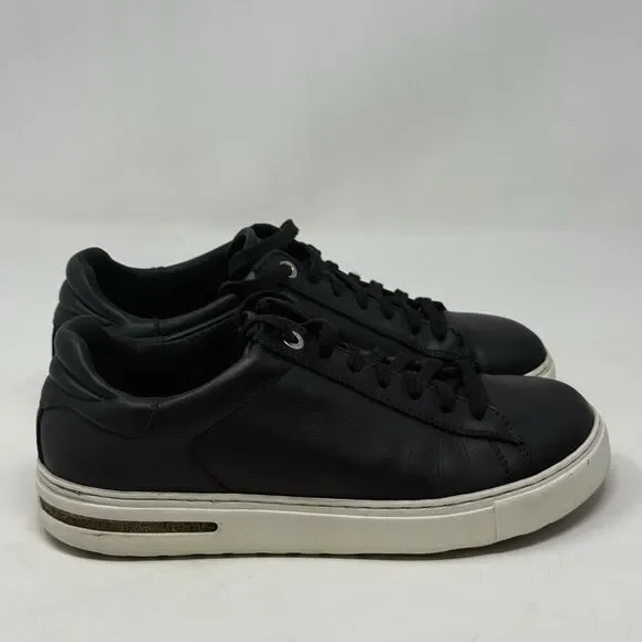 Birkenstock Bend Sneakers Womens 7 EU 38 Narrow Black Leather Lace Up Shoes