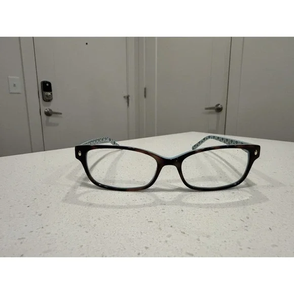 kate spade lucyann eyeglasses frames brown havana 53-16-135