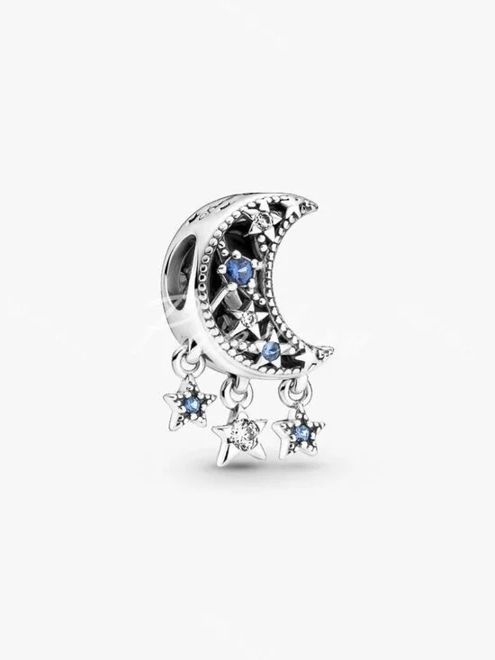 Star & Crescent Moon Charm