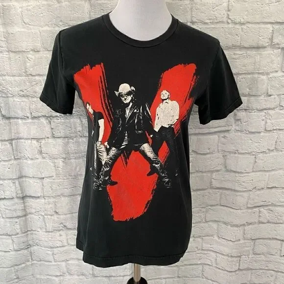 Vertigo 2005 tour standard American women S 100% cotton band tshirt black