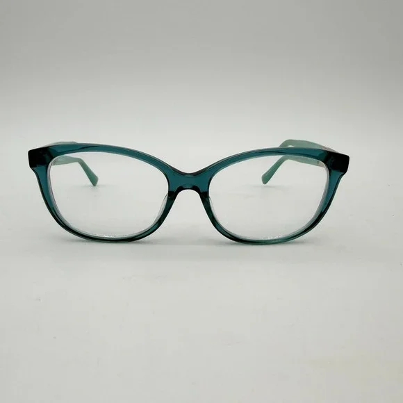 MaxMara MM1209 V7T Teal Translucent Optical Eyeglass Frames 53-16