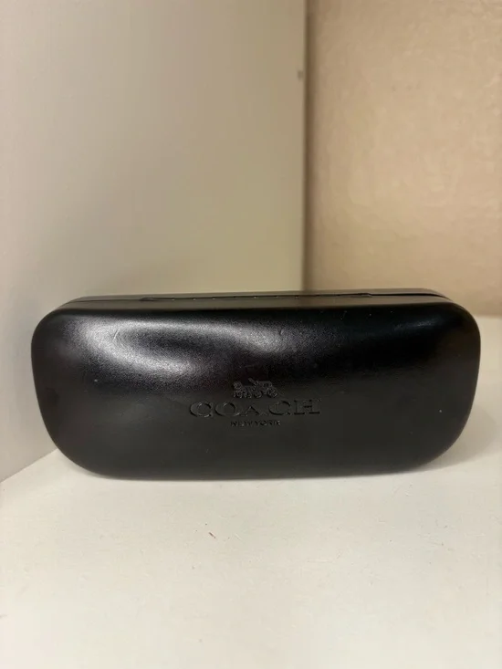 Authentic Coach New York Black Hard Shell Eyeglass Sunglasses Case Protective