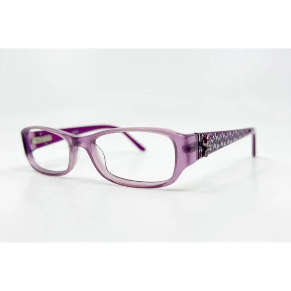 Guess Eyeglasses Women Purple GU 9054 PUR Animal Print 47-15-130 Small 31737