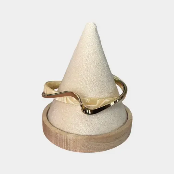 CUTE GOLD CUFF BANGLE BRACELET