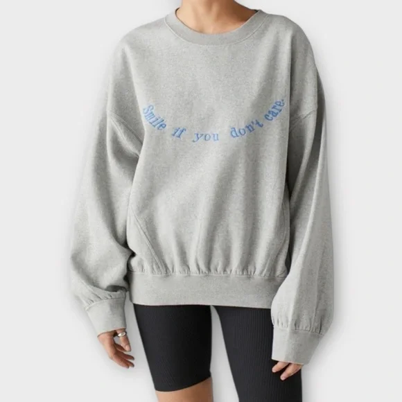 Urban Outfitters Embroidered Pullover Sweatshirt Size S