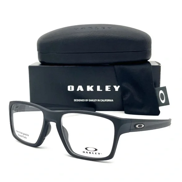OAKLEY LITEBEAM OX8140-0153 Stain Black / Demo Lens 53mm Eyeglasses