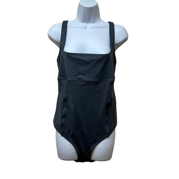 SKIMS Sculpting Swim Tank One Piece Swimsuit Gray Gunmetal Size 2X NEW
