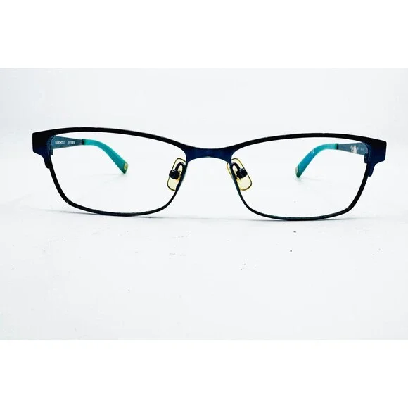 Marchon Uptown Eyeglasses Womens Blue Teal Full Rim 52-17-135