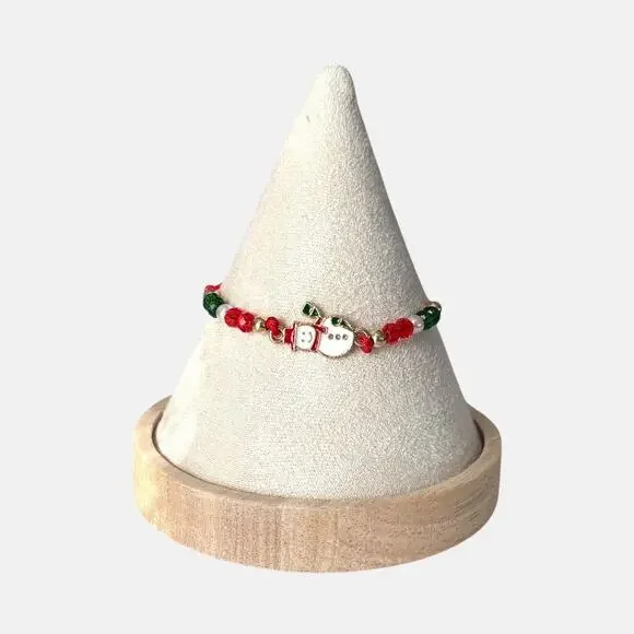 Snowman Christmas Adjustable Bracelet
