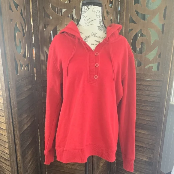 Eddie Bauer Red‎ Women's Pullover Hoodie