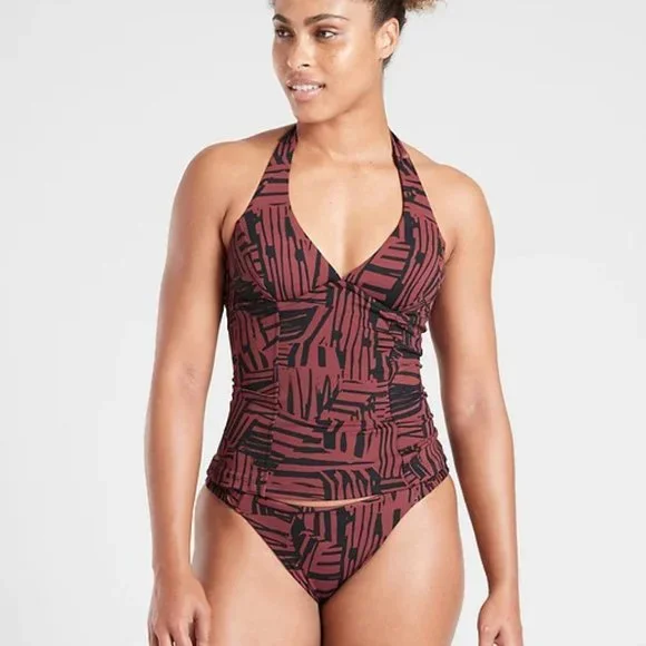 Athleta Sculpted Sienna Halter Tankini size 32B/C