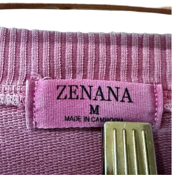 Zenana Outfitters Dusty Rose Sweatshirt