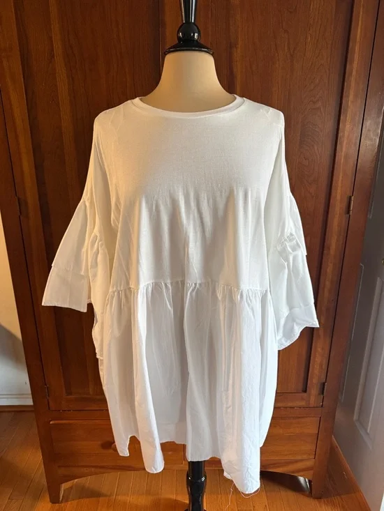 Zara Babydoll Style Mini Dress Tunic