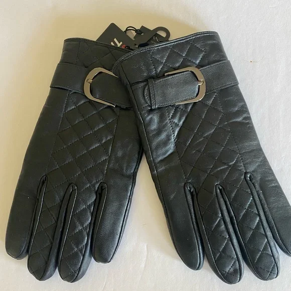 Lane Bryant 3M Thinsulate black quilted gloves, Sz. XL