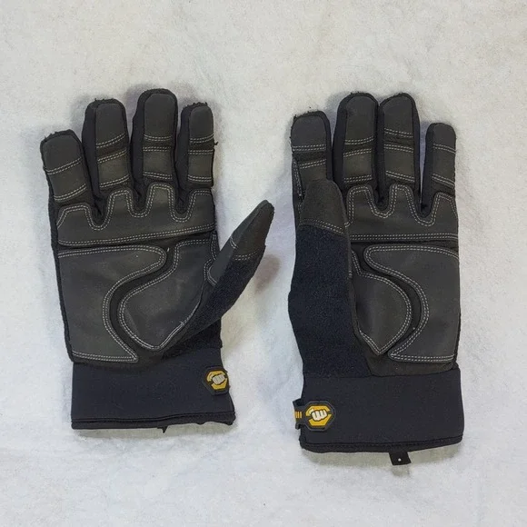 Youngstown Work Glove Waterproof Winter Plus Performance Insulated LG Black Grey