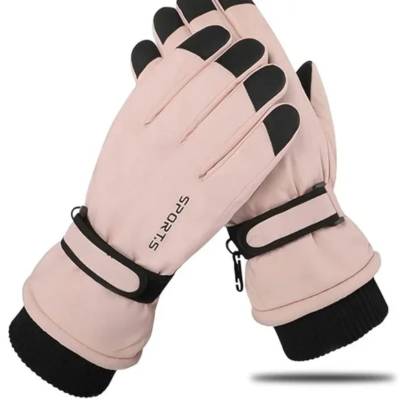 Women winter ski gloves