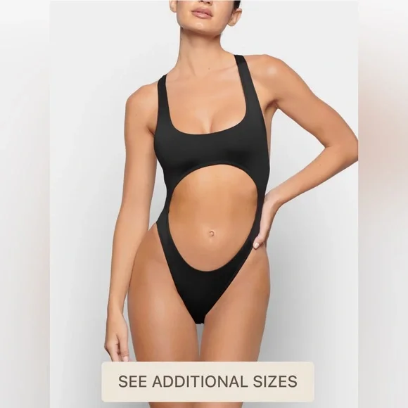 Skims signatures swim cut out‎ monokini bikini
