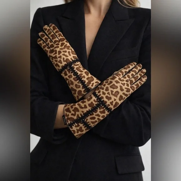 Prada Animal Print Women's Gloves
