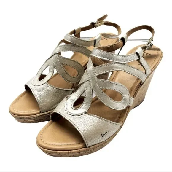 b.o.c. wedge sandals Sz 10M