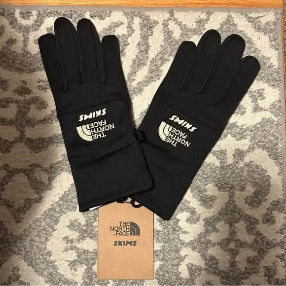 NWT SKIMS x TNF The North Face X SKIMS Gloves - Sky Onyx Black - Unisex Medium