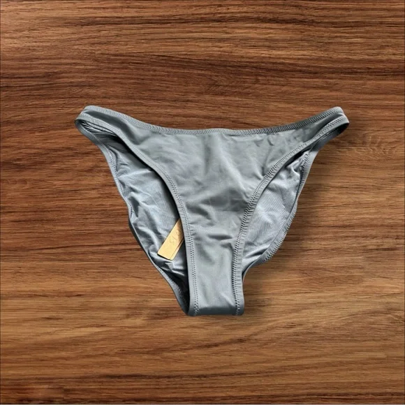 NWT Skims Recycled Swim Mid Coverage Bottom BB-BRF-3980‎ Gunmetal XL